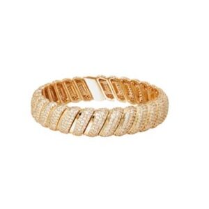 ROXANNE ASSOULIN The Pavé Big Cobra Bracelets